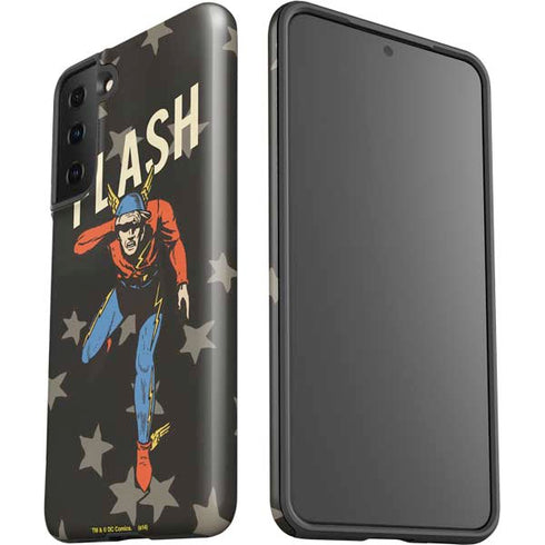 DC Comics The Flash Retro Action Pose Galaxy S21 FE Pro Case