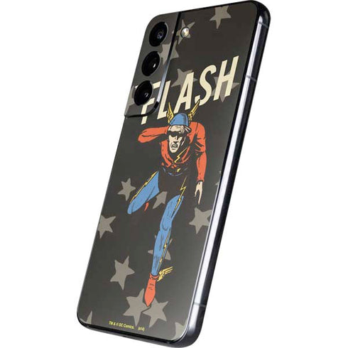 DC Comics The Flash Retro Action Pose Galaxy S22 Skin
