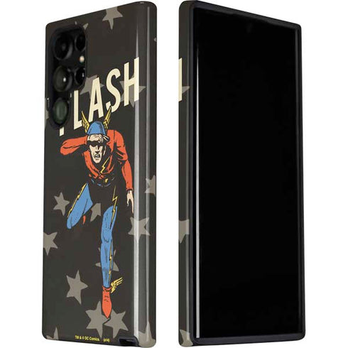 DC Comics The Flash Retro Action Pose Galaxy S22 Ultra Pro Case