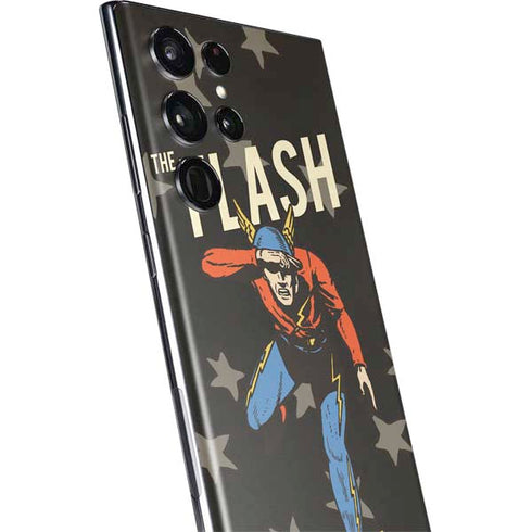 DC Comics The Flash Retro Action Pose Galaxy S22 Ultra Skin