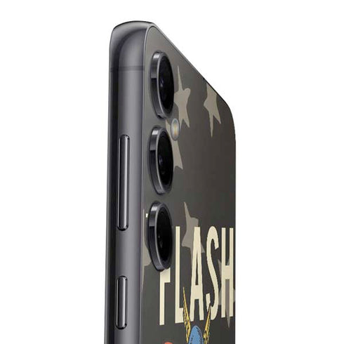 DC Comics The Flash Retro Action Pose Galaxy S23 FE Skin