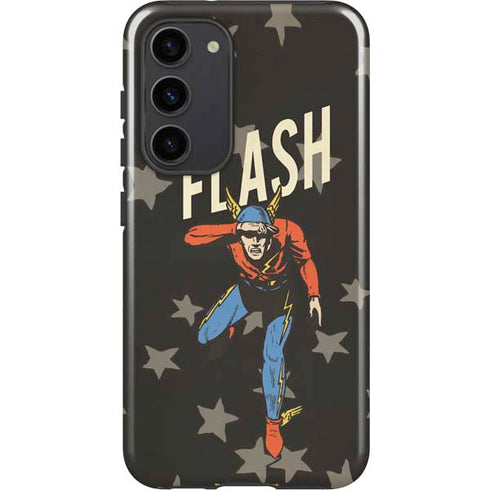 DC Comics The Flash Retro Action Pose Galaxy S23 Plus Pro Case