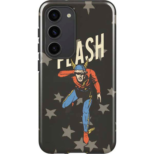 DC Comics The Flash Retro Action Pose Galaxy S23 Pro Case