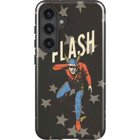 DC Comics The Flash Retro Action Pose Galaxy S24 Impact Case