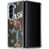 DC Comics The Flash Retro Action Pose Galaxy Z Fold5 5G Clear Case