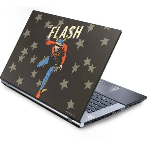 DC Comics The Flash Retro Action Pose Generic Laptop Skin