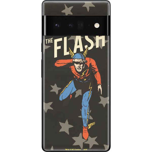 DC Comics The Flash Retro Action Pose Google Pixel 6 Pro Skin