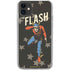 DC Comics The Flash Retro Action Pose iPhone 11 Clear Case