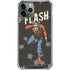 DC Comics The Flash Retro Action Pose iPhone 11 Pro Max Clear Case