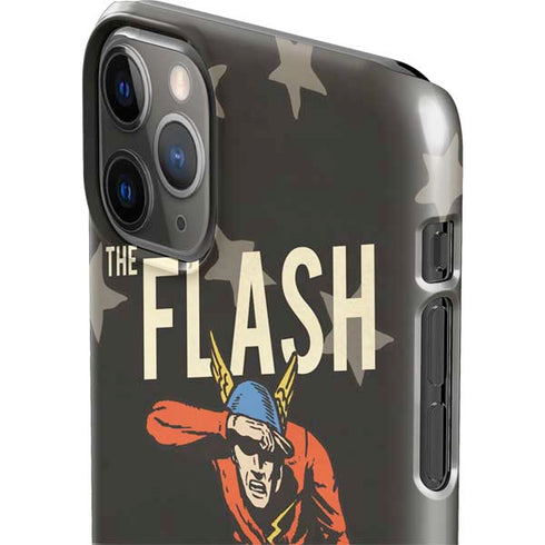 DC Comics The Flash Retro Action Pose iPhone 11 Pro Max Lite Case