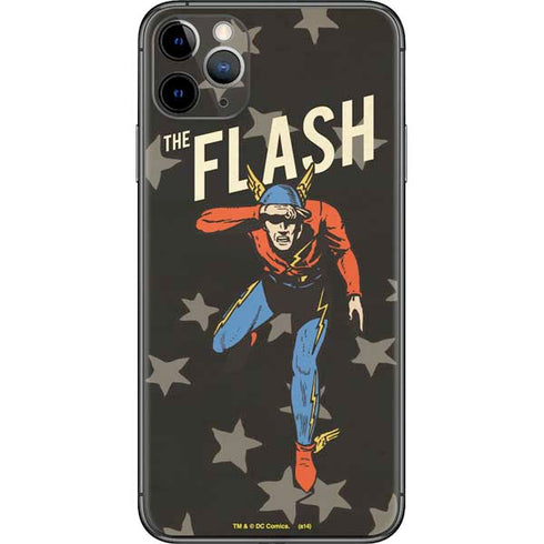 DC Comics The Flash Retro Action Pose iPhone 11 Pro Max Skin