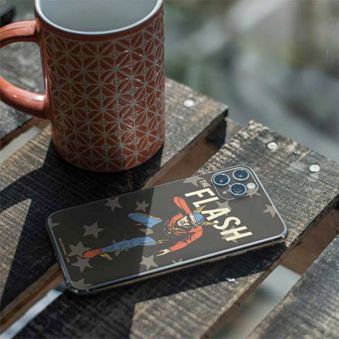 DC Comics The Flash Retro Action Pose iPhone 11 Pro Max Skin