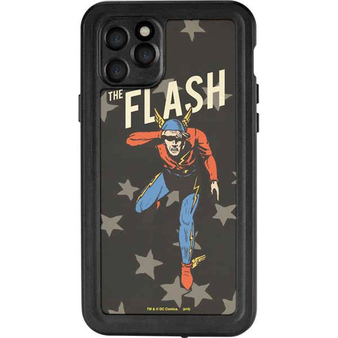 DC Comics The Flash Retro Action Pose iPhone 11 Pro Waterproof Case