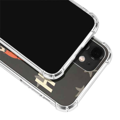 DC Comics The Flash Retro Action Pose iPhone 12 Clear Case
