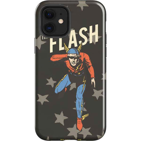 DC Comics The Flash Retro Action Pose iPhone 12 Impact Case