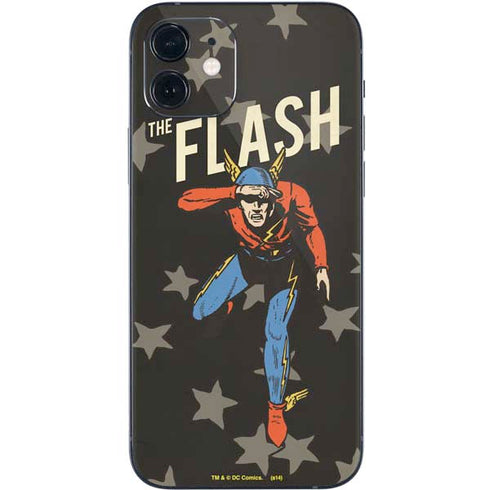 DC Comics The Flash Retro Action Pose iPhone 12 Mini Skin