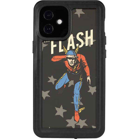 DC Comics The Flash Retro Action Pose iPhone 12 Mini Waterproof Case