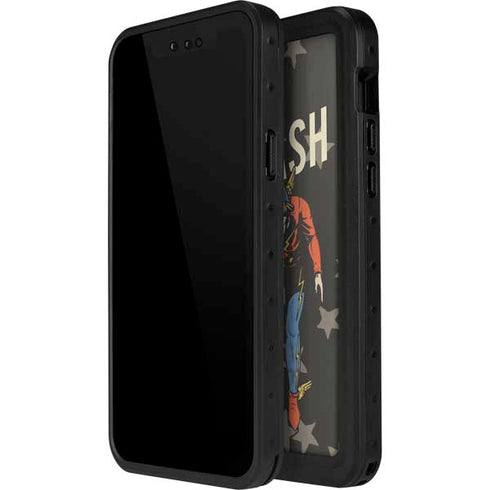 DC Comics The Flash Retro Action Pose iPhone 13 Mini Waterproof Case