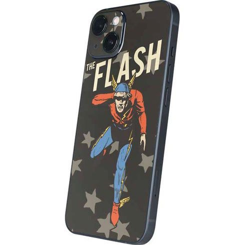 DC Comics The Flash Retro Action Pose iPhone 14 Plus Skin