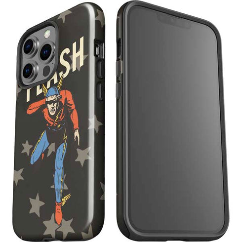 DC Comics The Flash Retro Action Pose iPhone 15 Pro Impact Case