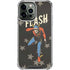 DC Comics The Flash Retro Action Pose iPhone 14 Pro Max Clear Case
