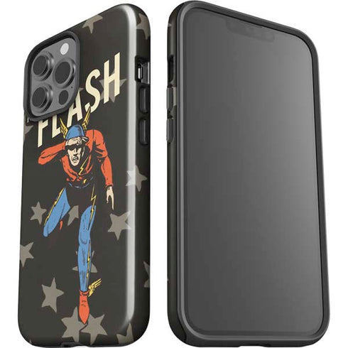 DC Comics The Flash Retro Action Pose iPhone 14 Pro Max Impact Case