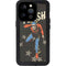 DC Comics The Flash Retro Action Pose iPhone 14 Pro Waterproof Case
