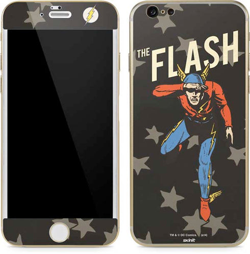 DC Comics The Flash Retro Action Pose iPhone 6/6s Skin
