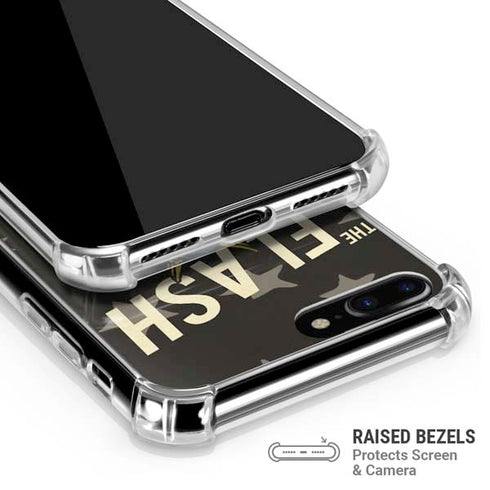 DC Comics The Flash Retro Action Pose iPhone 7/8 Plus Clear Case