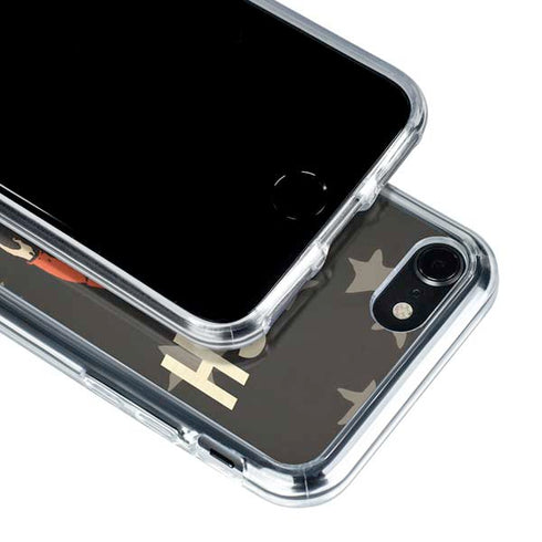 DC Comics The Flash Retro Action Pose iPhone SE (2nd & 3rd Gen) Clear Case