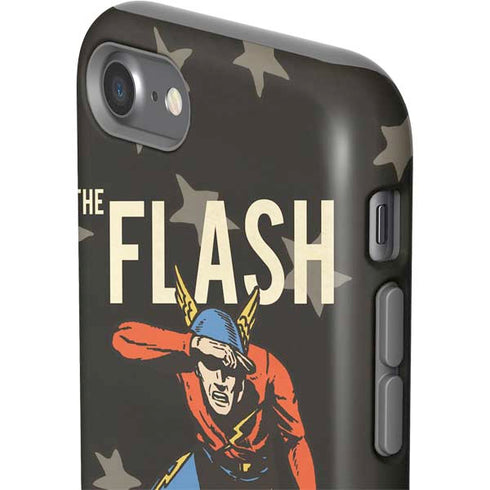 DC Comics The Flash Retro Action Pose iPhone SE (2nd & 3rd Gen) Pro Case