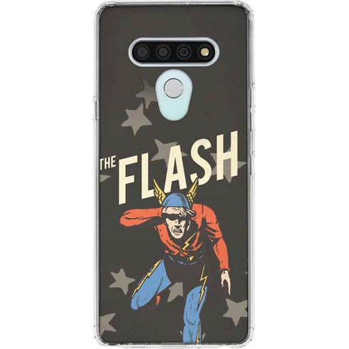 DC Comics The Flash Retro Action Pose LG Stylo 6 Clear Case