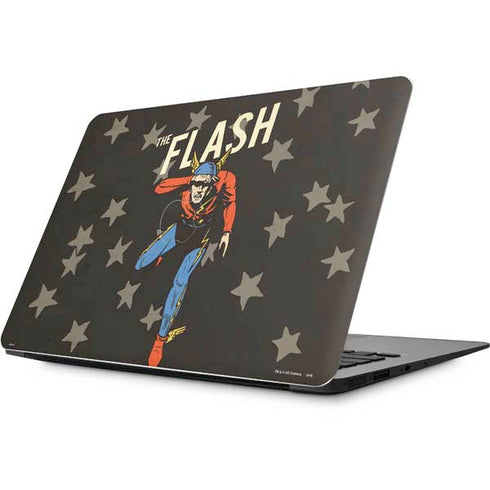 DC Comics The Flash Retro Action Pose Apple MacBook Skin