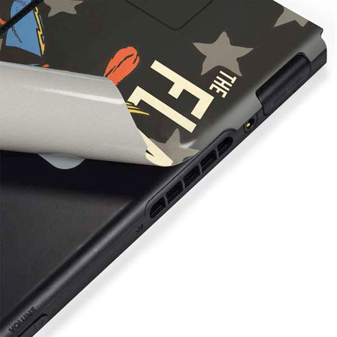 DC Comics The Flash Retro Action Pose Nintendo Switch Bundle Skin