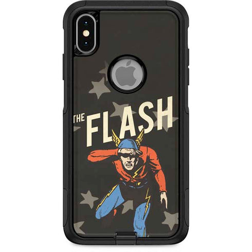 DC Comics The Flash Retro Action Pose Otterbox Commuter iPhone Skin