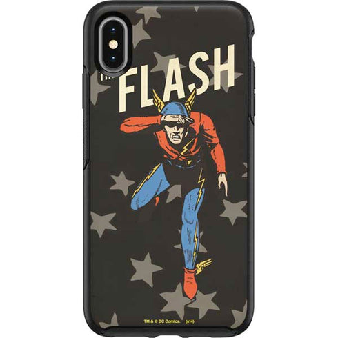 DC Comics The Flash Retro Action Pose Otterbox Symmetry iPhone Skin