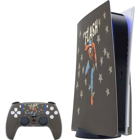 DC Comics The Flash Retro Action Pose PS5 Bundle Skin