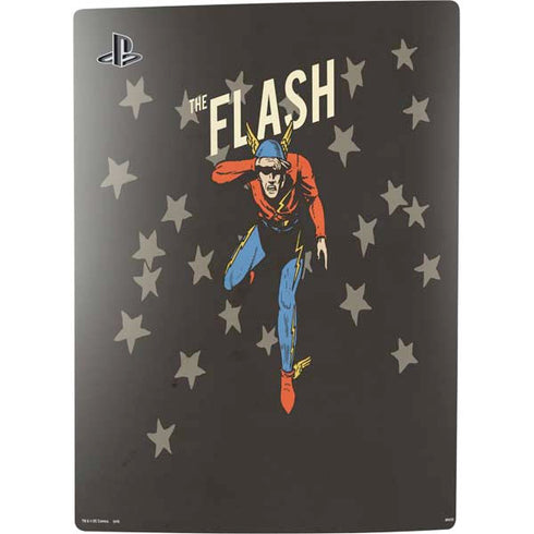DC Comics The Flash Retro Action Pose PS5 Console Skin