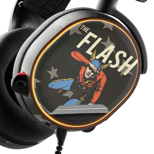 DC Comics The Flash Retro Action Pose SteelSeries Arctis 3 Skin