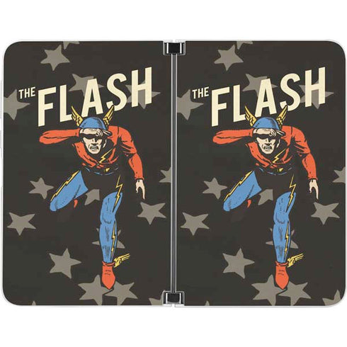 DC Comics The Flash Retro Action Pose Surface Duo Skin