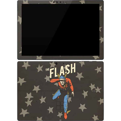 DC Comics The Flash Retro Action Pose Surface Pro 7 Skin