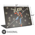 DC Comics The Flash Retro Action Pose Universal Laptop 16in (13 x 9.4in) Skin