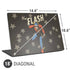 DC Comics The Flash Retro Action Pose Universal Laptop 18in (14.6 x 10.6in) Skin