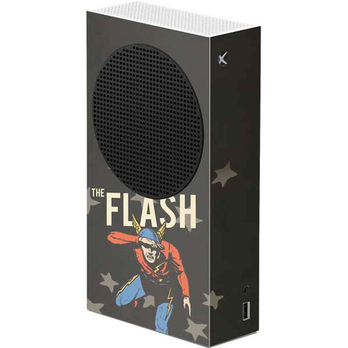 DC Comics The Flash Retro Action Pose Xbox Series S Console Skin