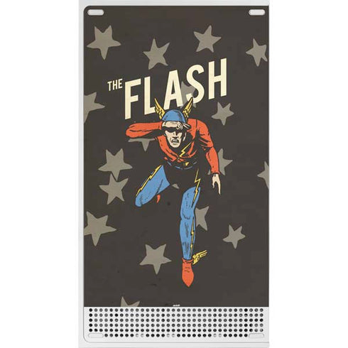 DC Comics The Flash Retro Action Pose Xbox Series S Console Skin