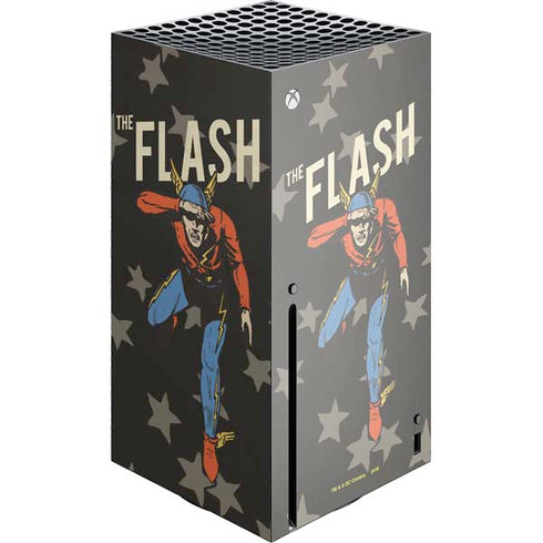 DC Comics The Flash Retro Action Pose Xbox Series X Console Skin