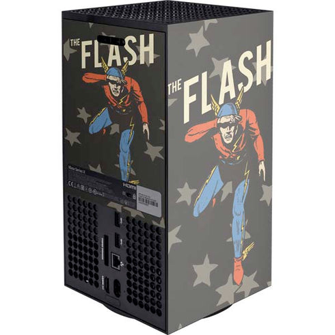 DC Comics The Flash Retro Action Pose Xbox Series X Console Skin
