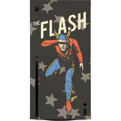 DC Comics The Flash Retro Action Pose Xbox Series X Console Skin