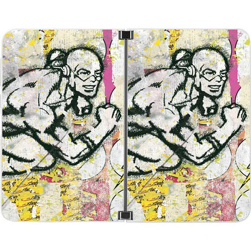 DC Comics The Flash Retro Abstract Running Pose Surface Duo Skin