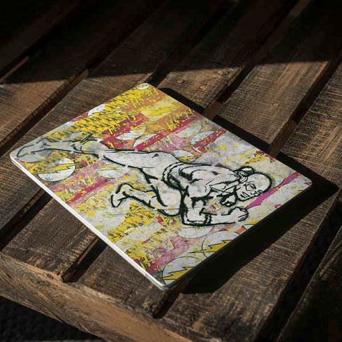 DC Comics The Flash Retro Abstract Running Pose Surface Laptop 2 Skin